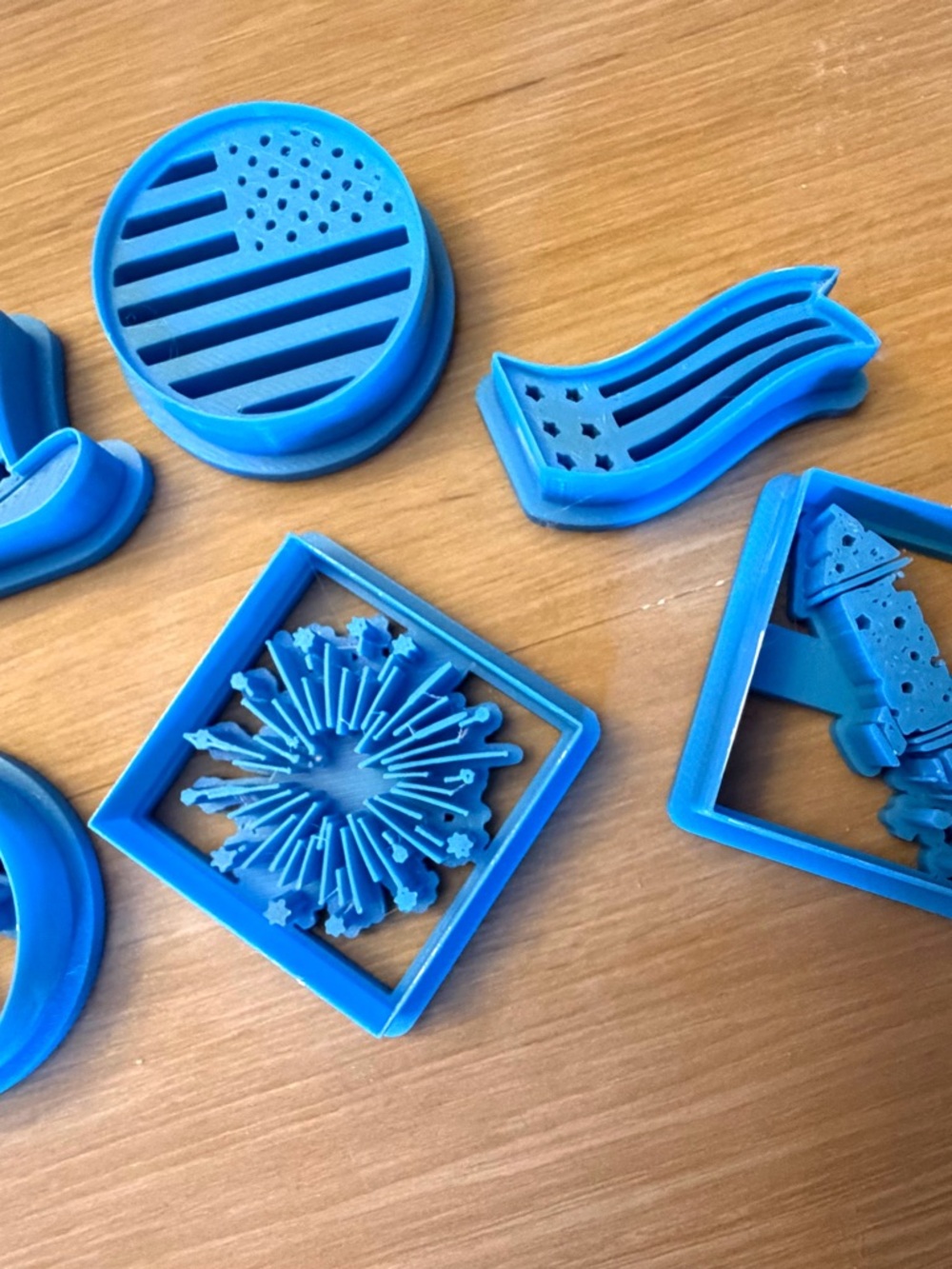 Fourth of July polymer clay cutter set!